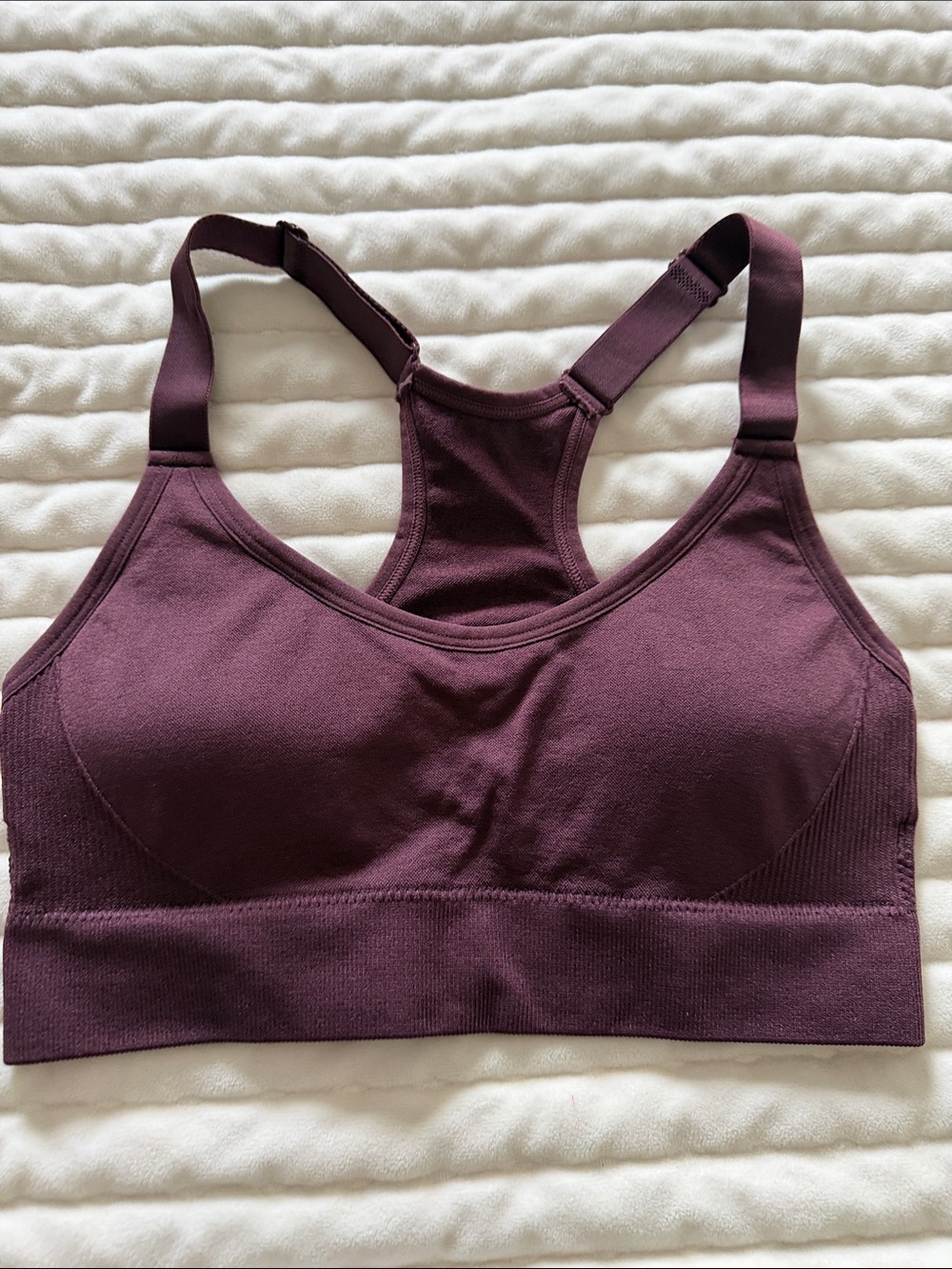 New Balance Pink and Plum Seamless Racerback Sports Bra Set
